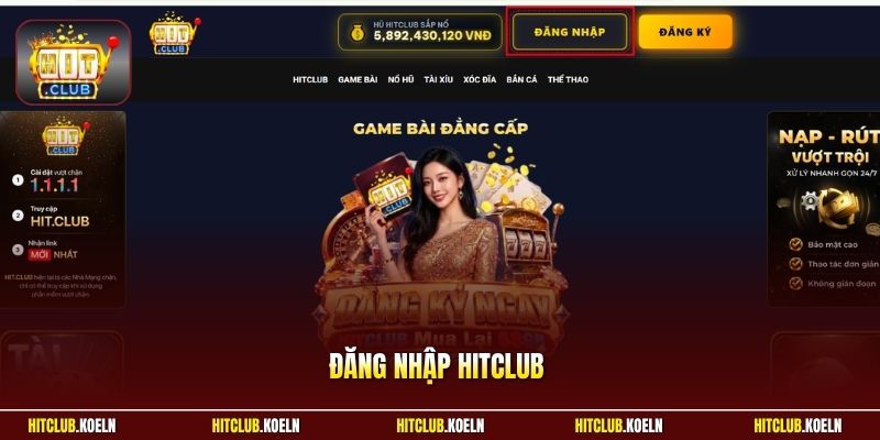 Đăng nhập HitClub