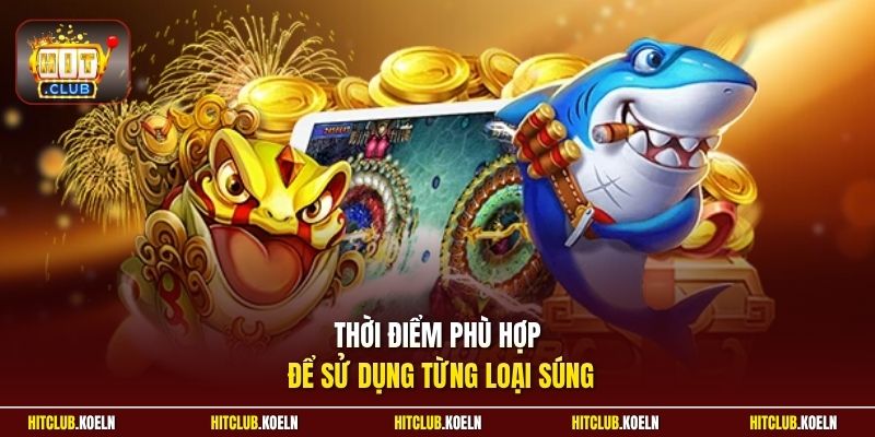 Thời điểm phù hợp để sử dụng từng loại súng